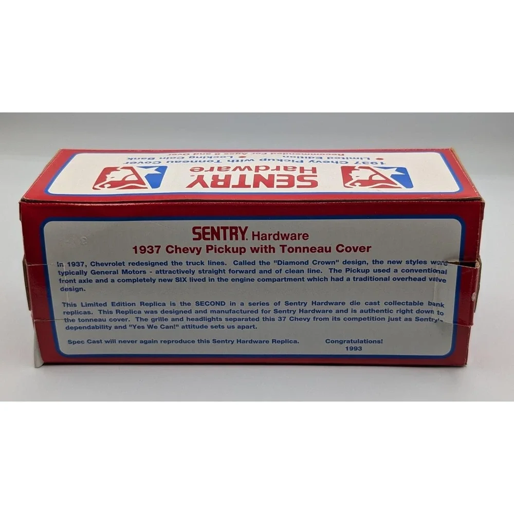 Liberty Sentry Hardware 1937 Chevy Pickup Truck Bank 6.5